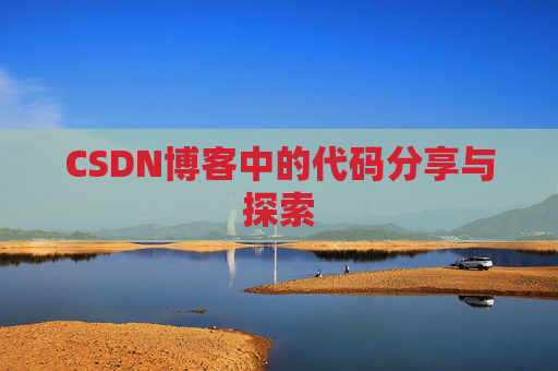 CSDN博客中的代码分享与探索